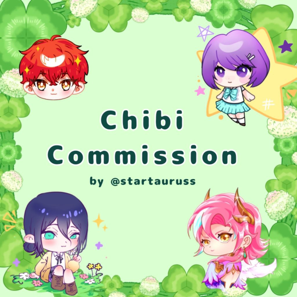 COMMISSION Art Chibi | jasa gambar anime style chibi