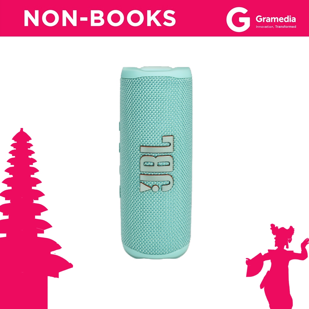 Gramedia Bali - JBL JBL FLIP 6 TEAL / SPEAKER JBL FLIP 6 TEAL