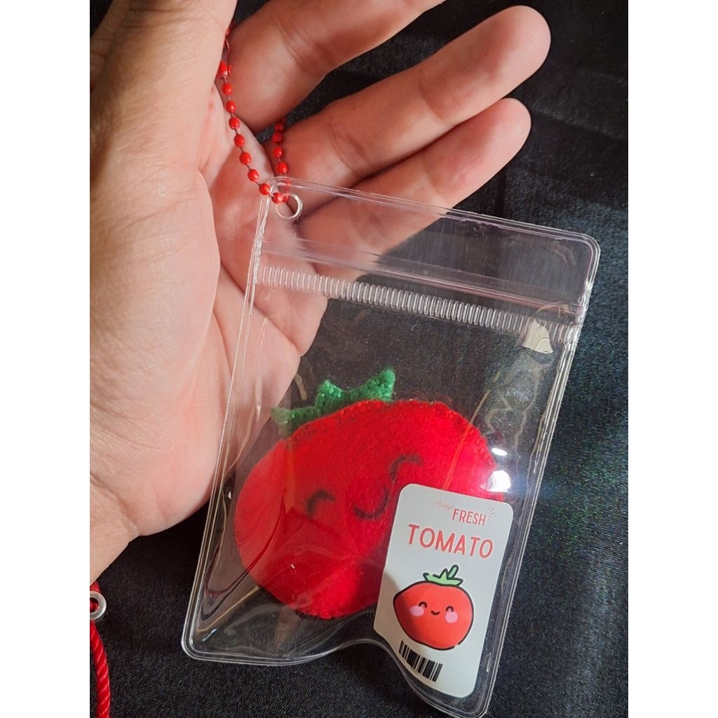 Gantungan Kunci Flanel Lucu | Keychain Buah dan Sayur Mini Handmade | Aksesoris Tas Unik