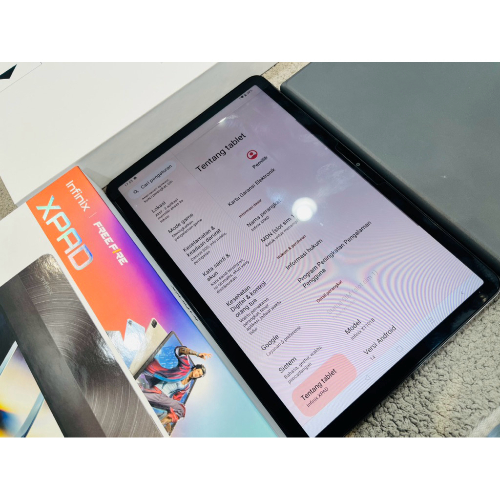 Infinix Xpad 4G ram 4/256gb