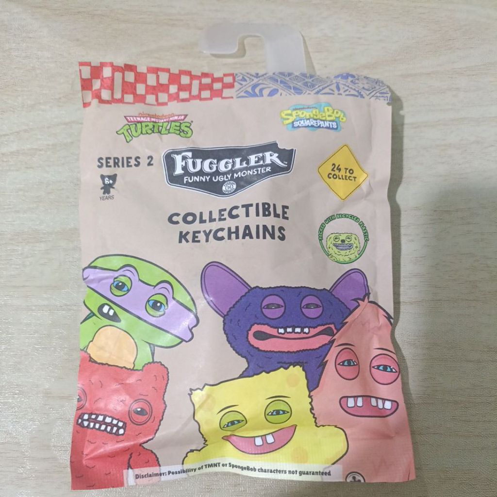 fuggler blinpack series 2 patrick spongebob ninja turtle  fugler gantungan kunci viral fugler blinpa
