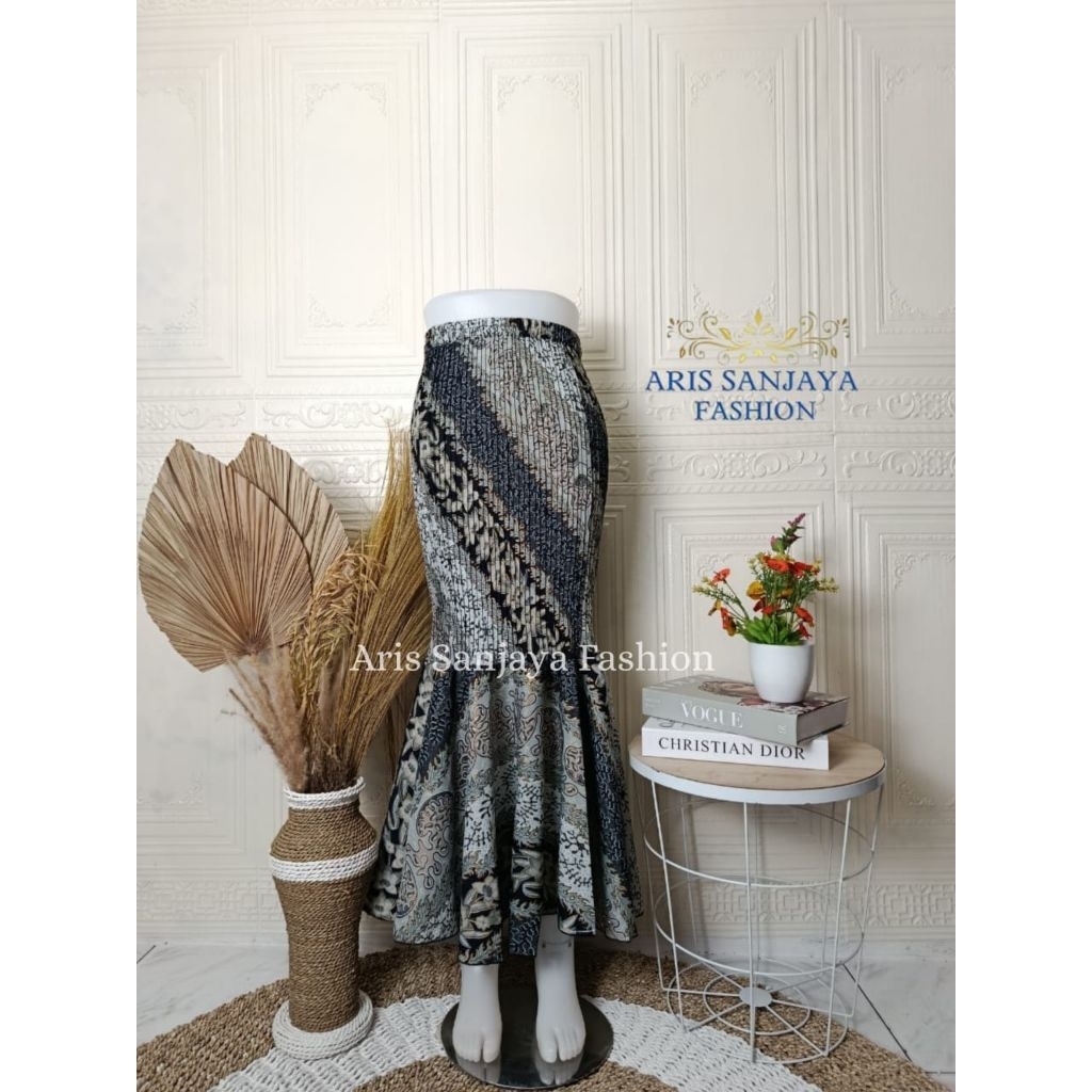 ROK BATIK PLISKET DUYUNG /ROK WISUDA/ROK PESTA/ROK KONDANGAN