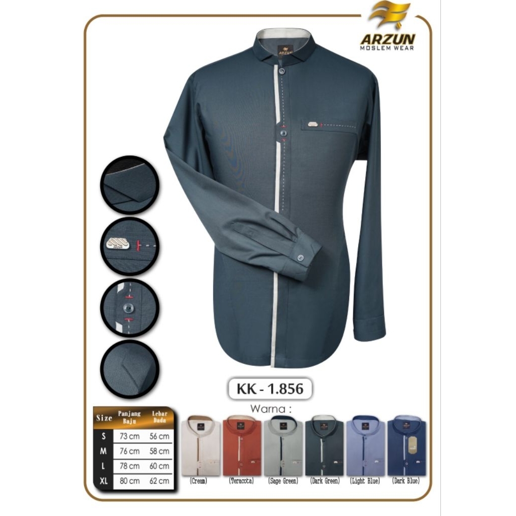 Koko Arzun Premium Kemeja Koko Model terbaru