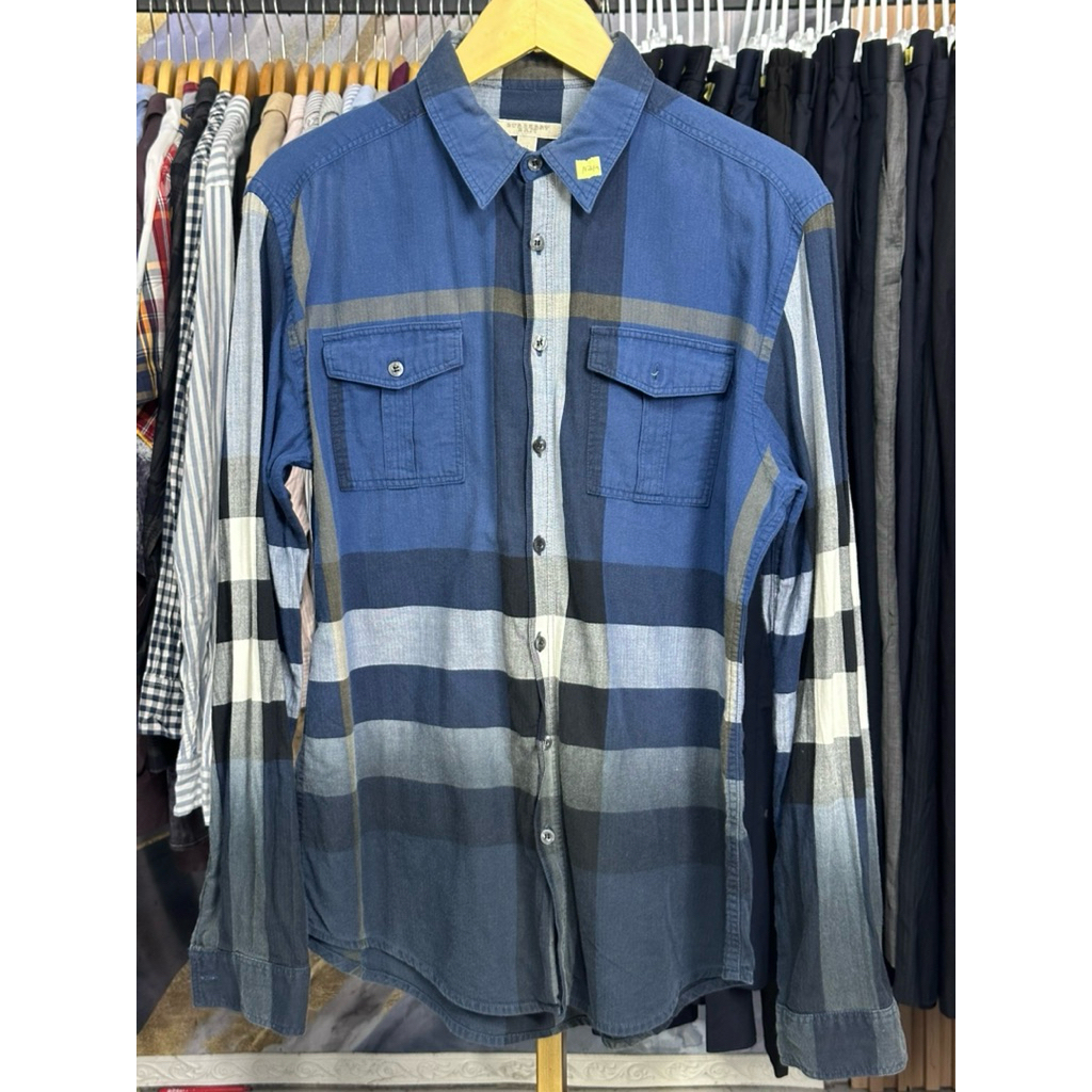 Kemeja Pria Burberry L Ori