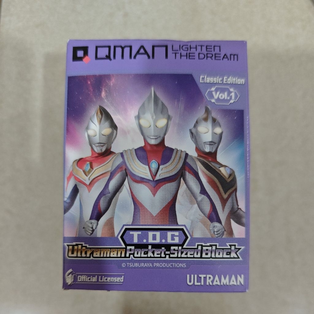 Qman Ultraman TOG Pocket Size Classic Volume 1 Blind Box Random Figure 75011 Ready Stock Siap Kirim 