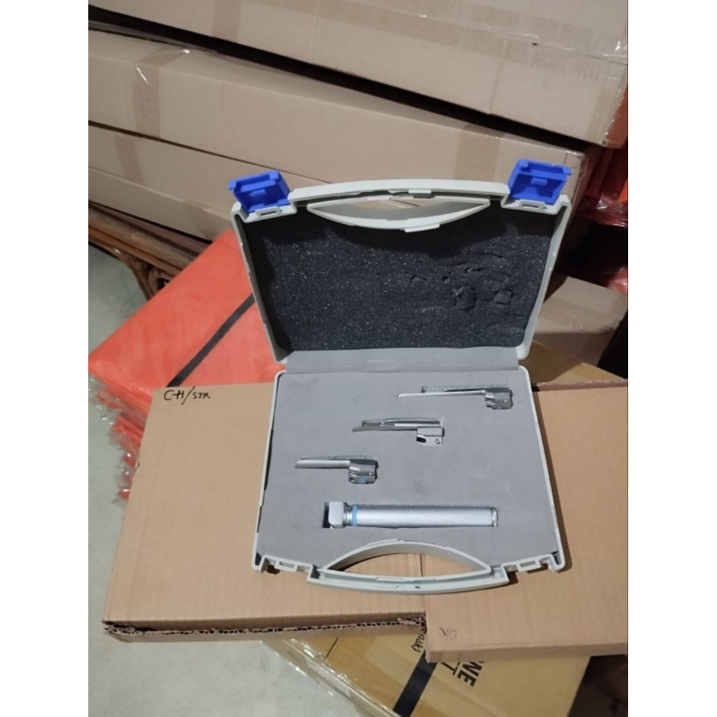 Laringoscope miller Neonatus bilah lurus LED /Larynoscope infant/Bayi