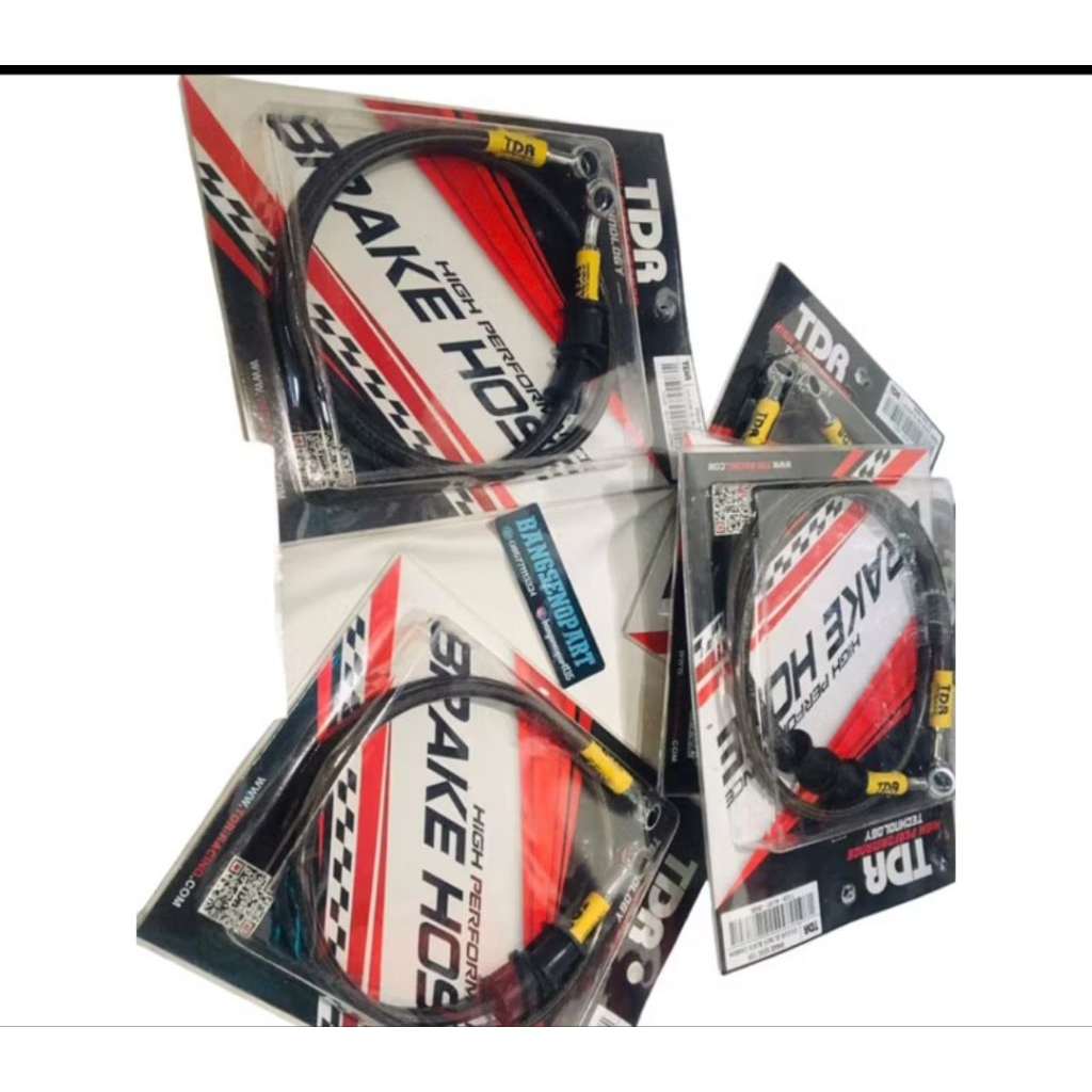 SELANG REM DEPAN TDR BLACK CARBON 35 INCH 89CM PNP RX KING VIXION NINJA CB GL UNIVERSAL