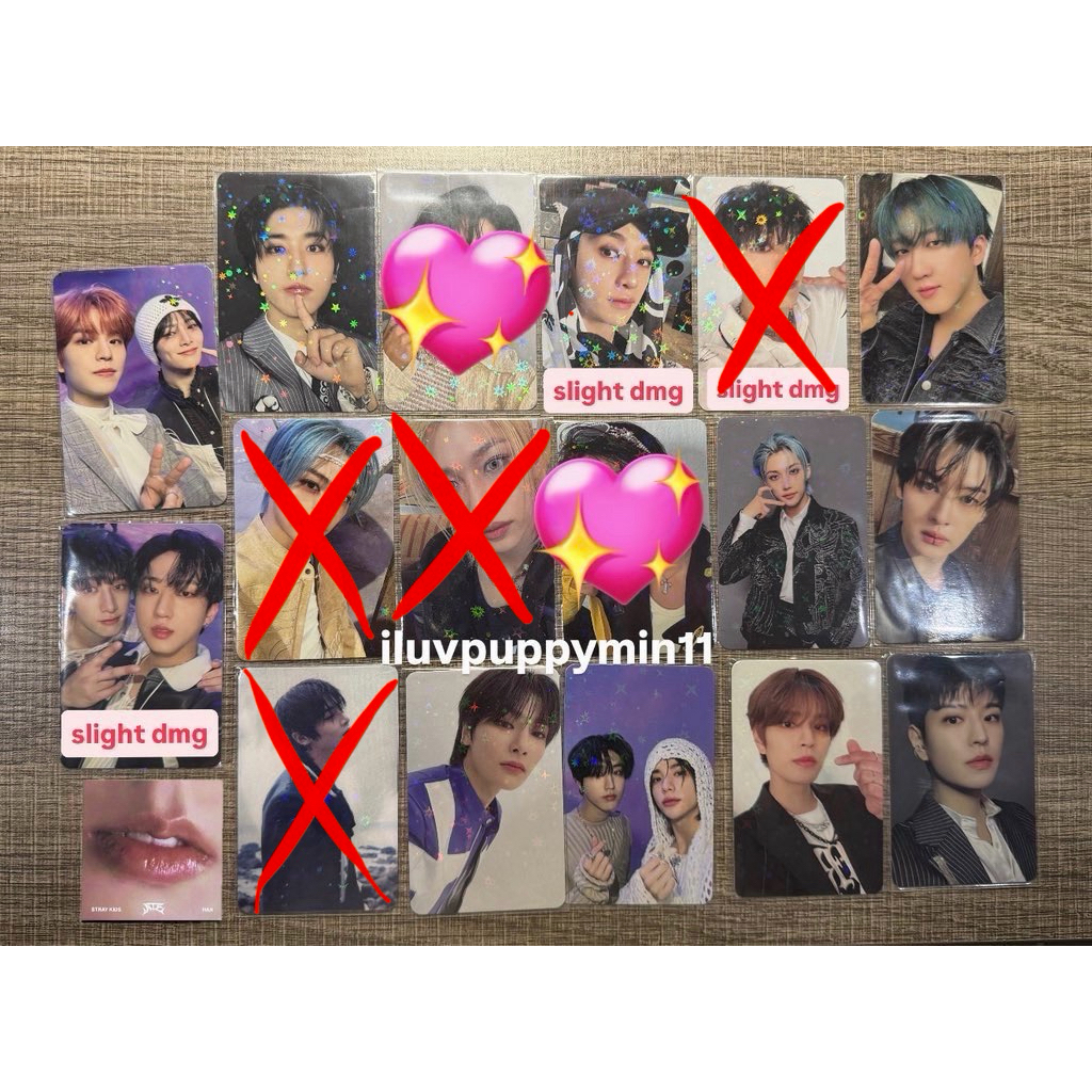 want to trade straykids skz photocard do it karma skzhop hiptape rockstar 5 star ATE compact PLVE ve
