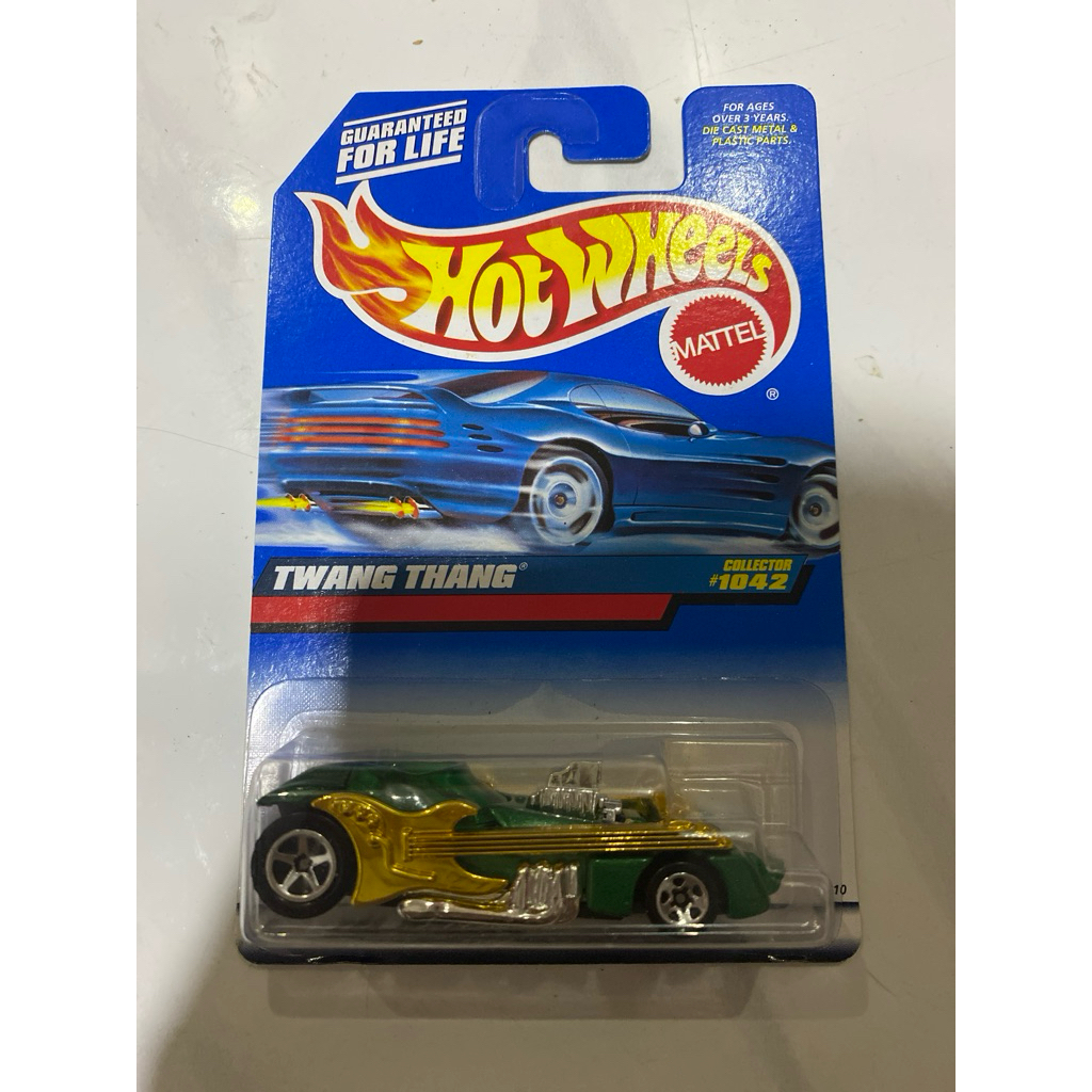 hot wheels twang thang blue card