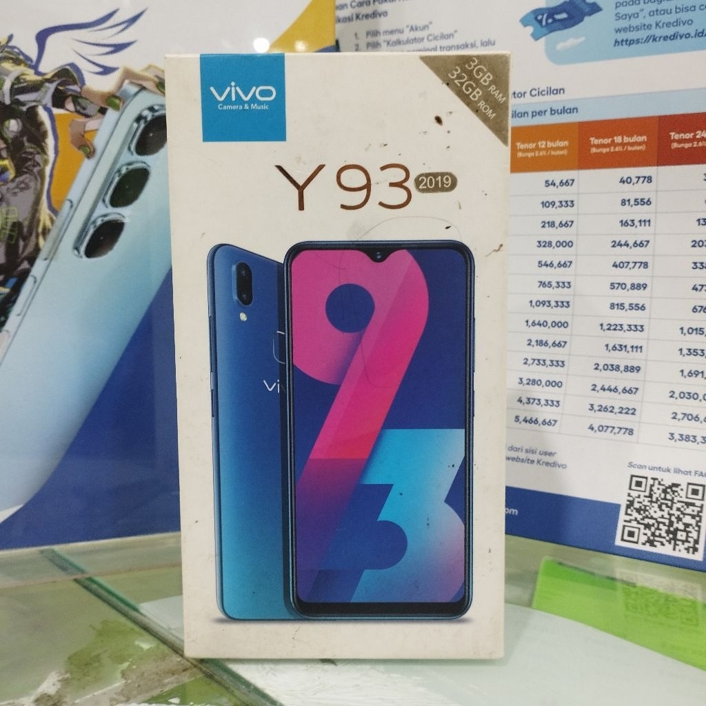 [Bekas] Dus Hp Vivo Y93 2019 - Vivo 1811 - Kotak Kardus Lama - Kondisi Sesuai Foto - 0ri9inaI