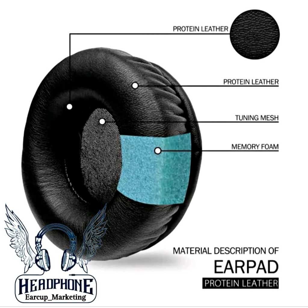 Earcup Earpad Busa Headset Logitech H110 - Logitech H111 - Logitech H340