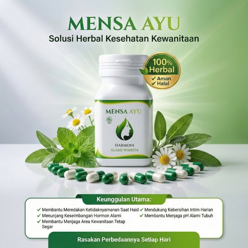 Kapsul telat haid 2 bulan paling ampuh Mensa Ayu obattelat datang bulan kapsul kewanitaan pembersih 