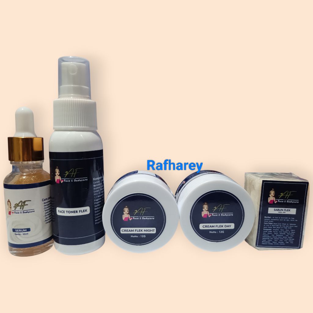 Bundle Af Flek + Serum Whitening Gold Original