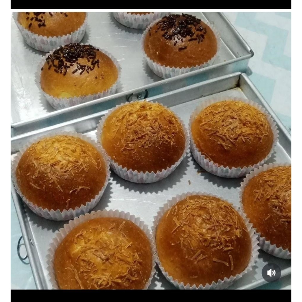 roti manis, roti coklat, roti keju
