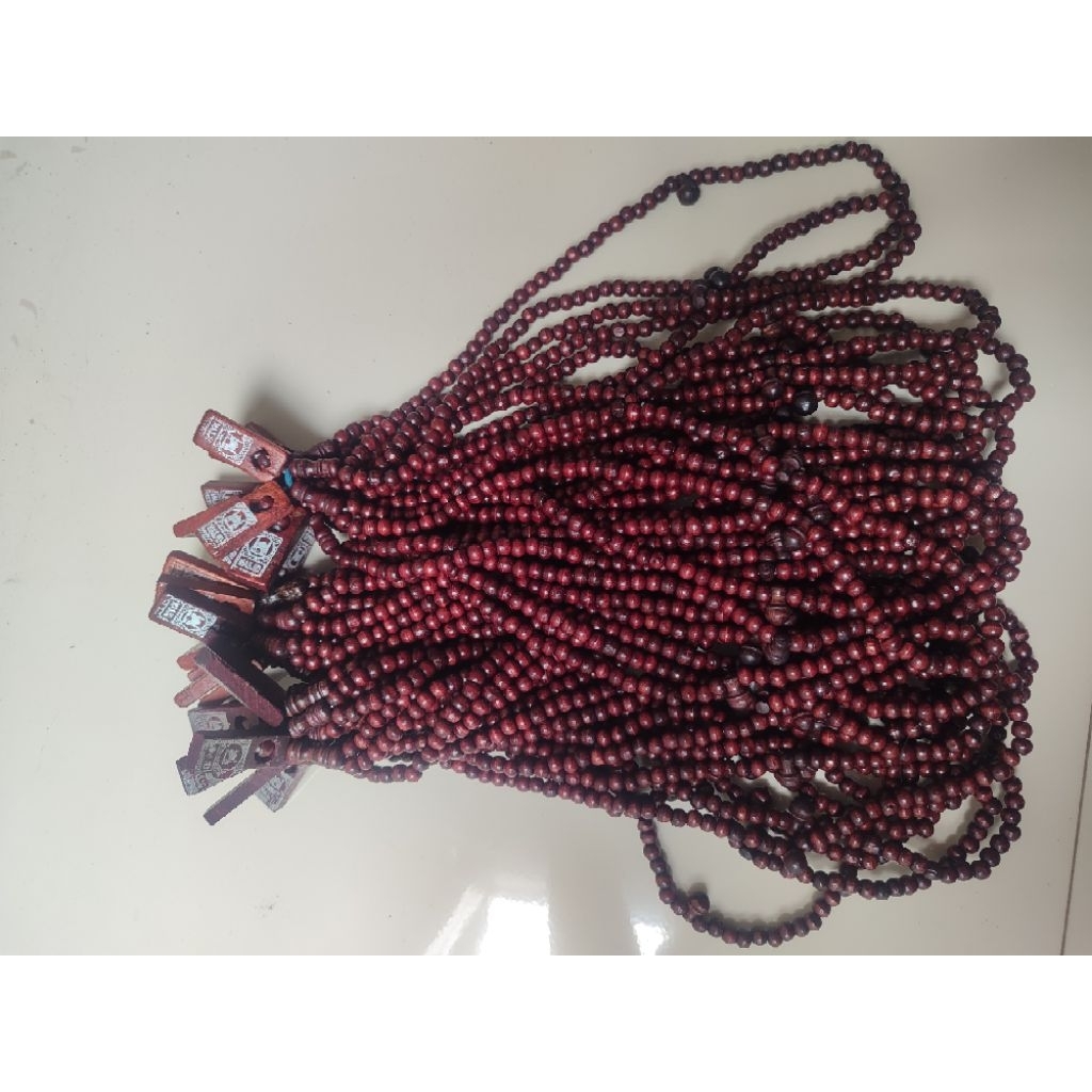 Tasbih kayu wali kukun 99 butir oleh-oleh Ibadah Haji / Umroh dan souvenir pernikahan
