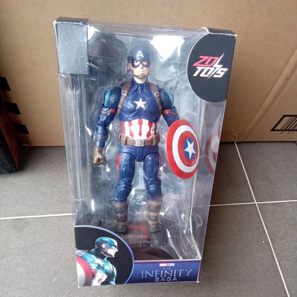 captain america zd toys marvel infinity saga figure