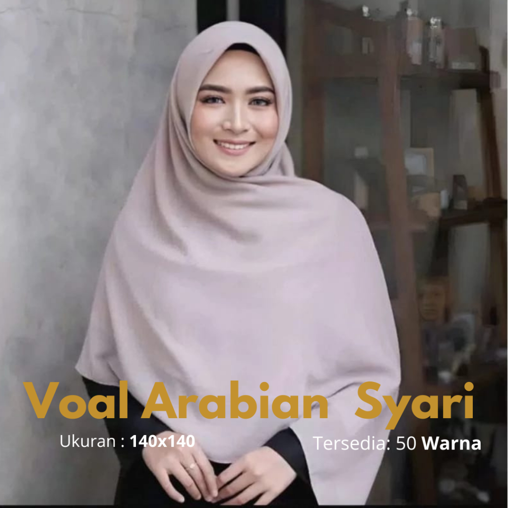 Jilbab segi empat Jumbo Paris 140x140 Hijab segi empat syari Jilbab Syari Jumbo