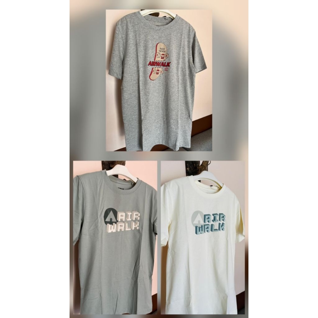 Kaos Airwalk Dale/Dirgos Jr(Junior/remaja) Tshirt Size L, XL dan XXL Original Sale SportStation