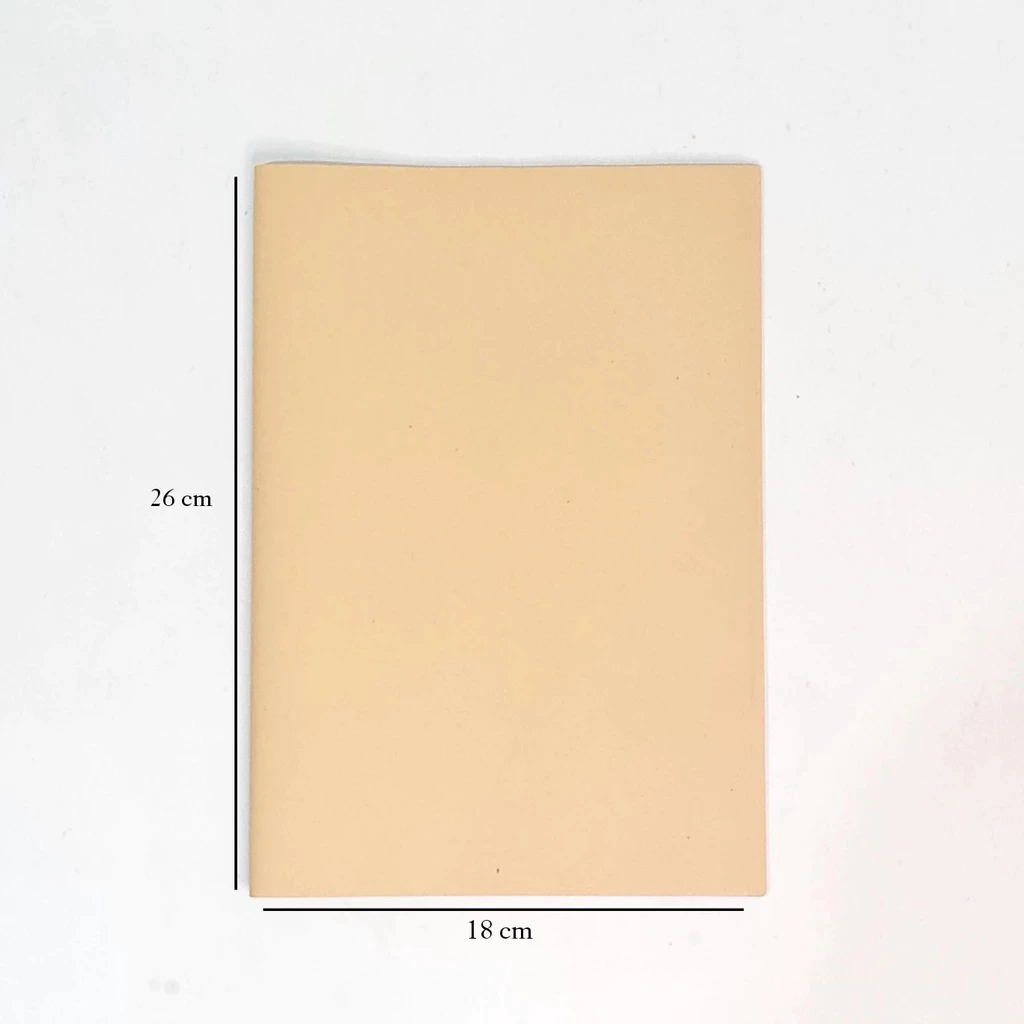 Sampul Coklat Buku Tulis Polos Kecil dan Besar 1 Pack / 10 Lembar