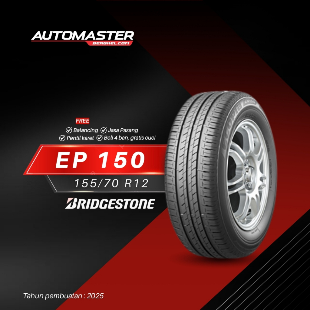 Ban Mobil Ceria, Futura, Hijet | Bridgestone ECOPIA EP150 155/70 R12