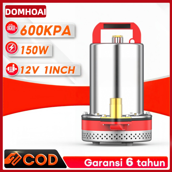 <COD>24v 300W DOMHOAI Mesin Pompa Air Kolam Celup Submersible Water Pump Air Celup Pompa Air Celup D