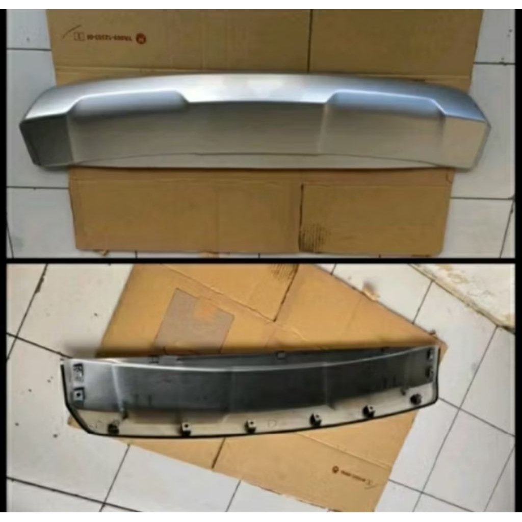 GARNISH SPOILER BUMPER DEPAN HONDA BRV SILVER 2015~2018