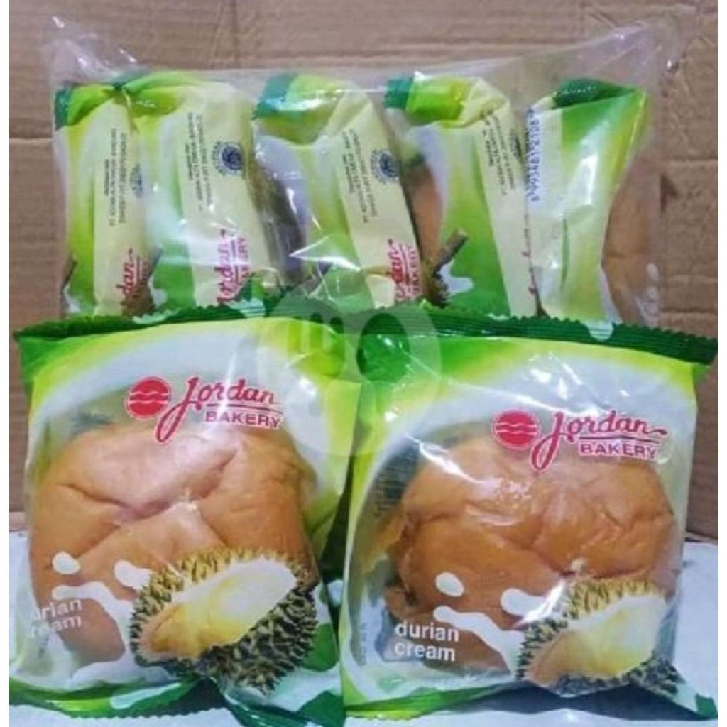 Roti Durian Cream Jordan Bakery 1 Pak isi 10