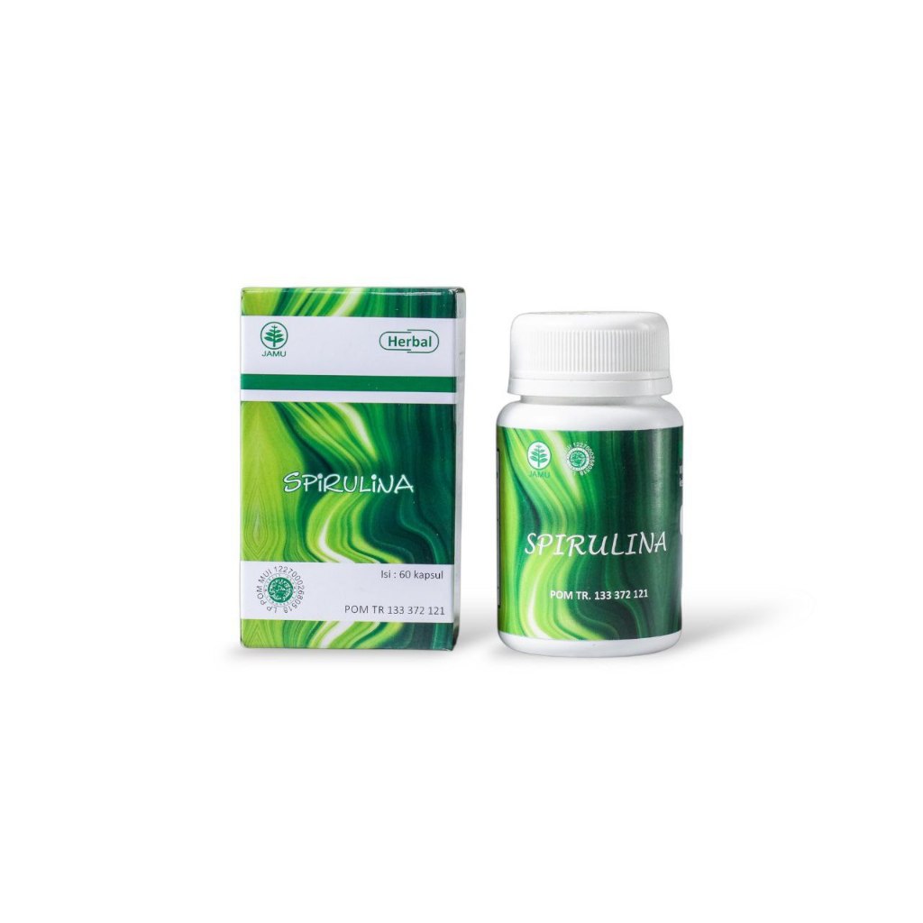 Spirulina Kapsul Herbal 60 Kapsul | Suplemen Nutrisi Alami