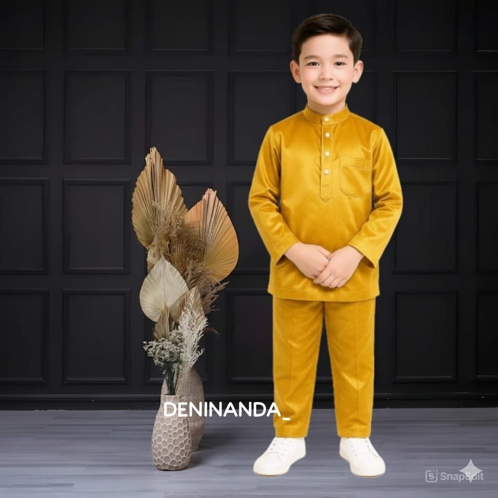 Baju Teluk Belanga Anak Laki Laki | Baju Melayu Anak Terbaru | Baju Adat Anak Laki Laki | Baju Anak 