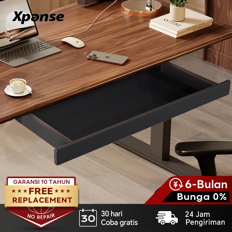 Xpanse Meja Kerja Elektrik Laci Geser Meja Belajar Laci Geser Meja Komputer Laci Geser dibuat khusus