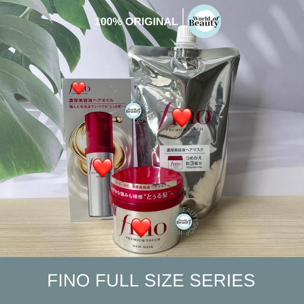 WOBS | ORIGINAL FINO PREMIUM TOUCH HAIR OIL 70ml & MASK 230gr - 700gr  - SET Hair Care
