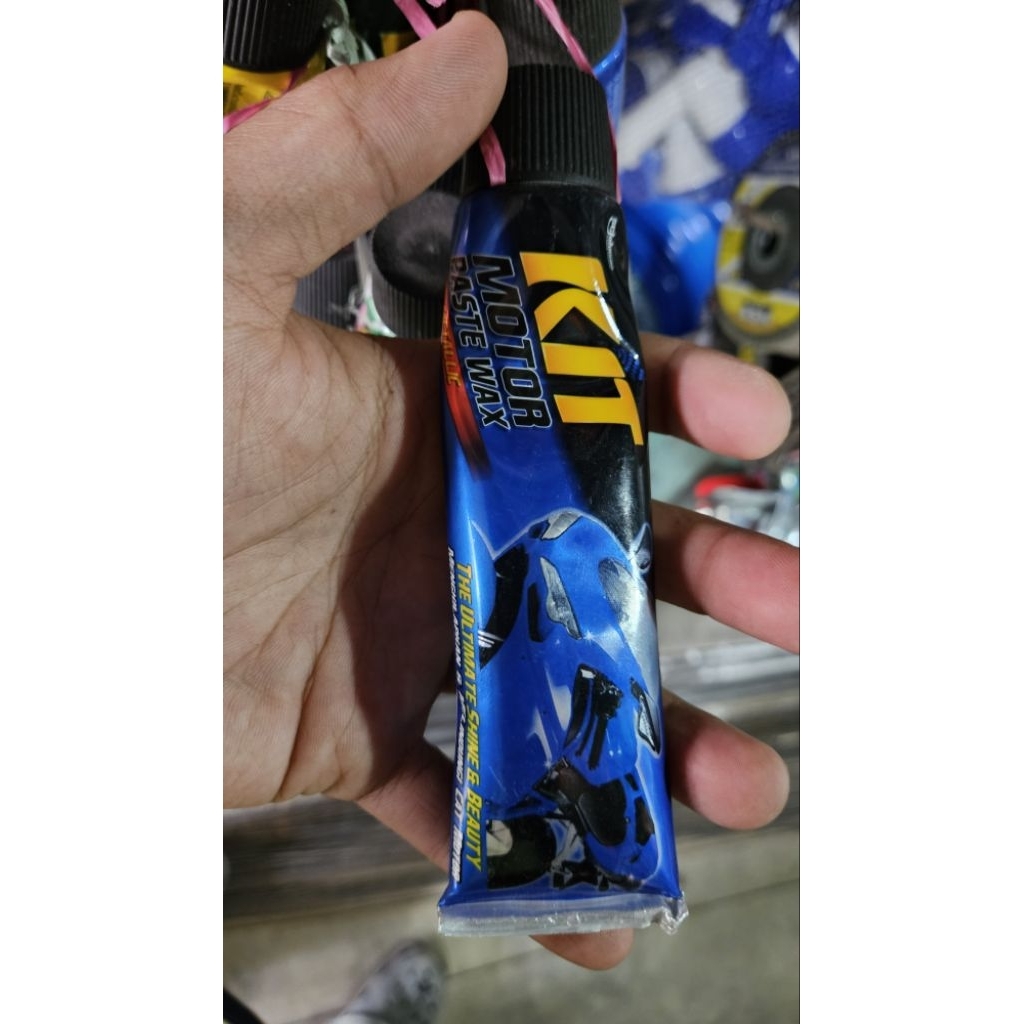 kit paste wax hijau kuning biru