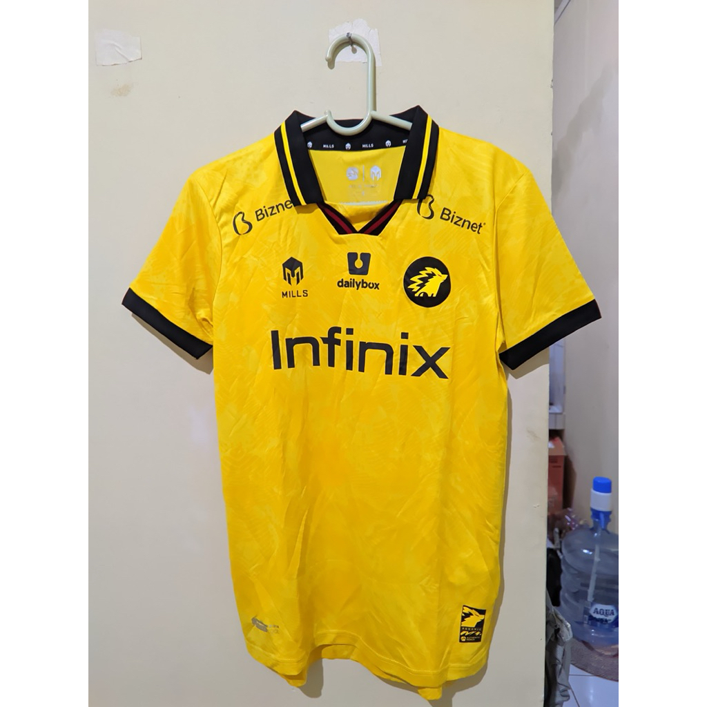 PRELOVED ONIC HOME JERSEY PLAYER ISSUE - YELLOW LIKE NEW ORIGINAL MILLS 100%