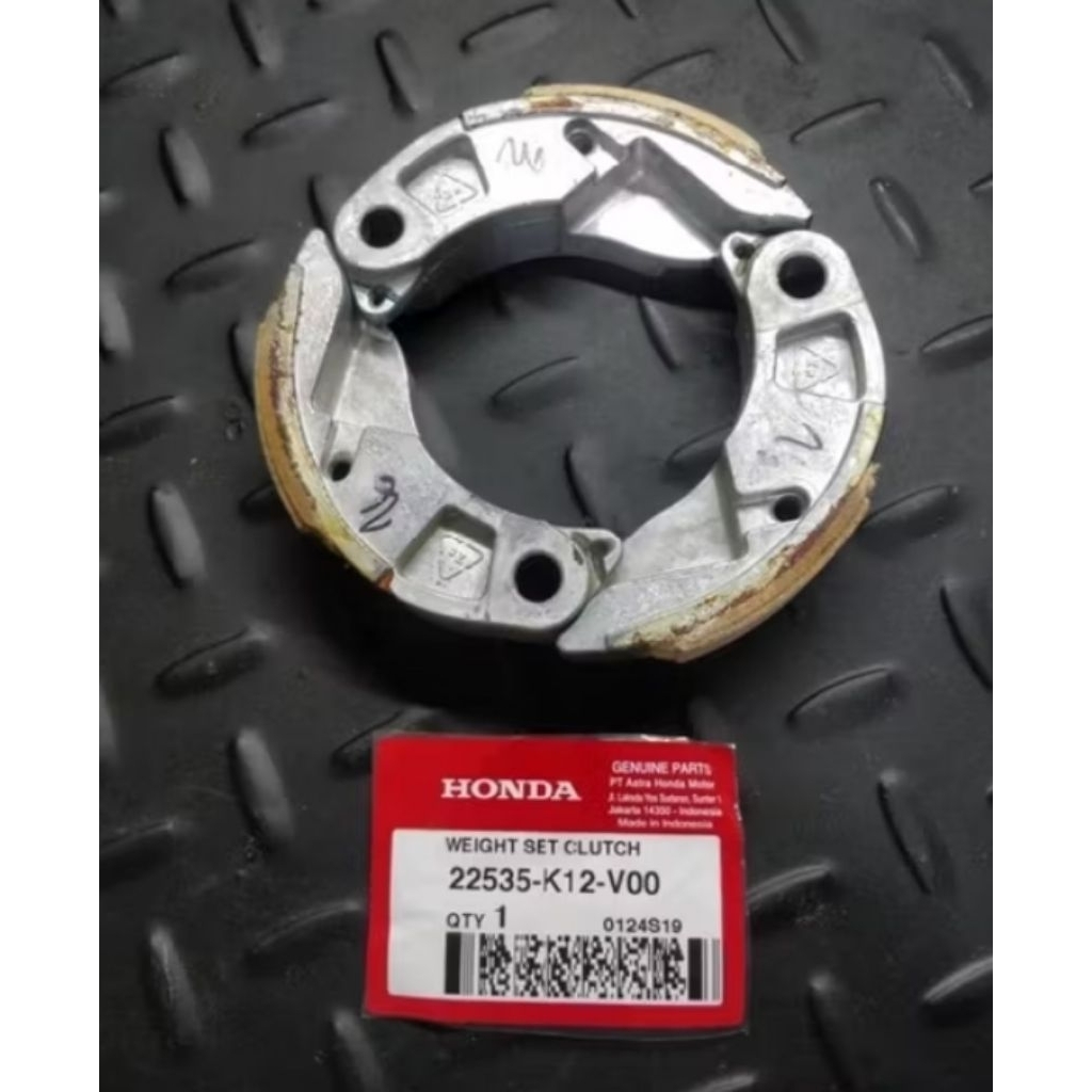 22535-K12-V00 HGP AHM 100% ORIGINAL KAMPAS GANDA WEIGHT SET CLUTCH HONDA PCX 150 K97 VARIO 150  2253