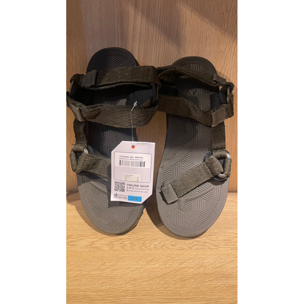 SANDALEIGER BHARDEV STRAP SOL OLIVE