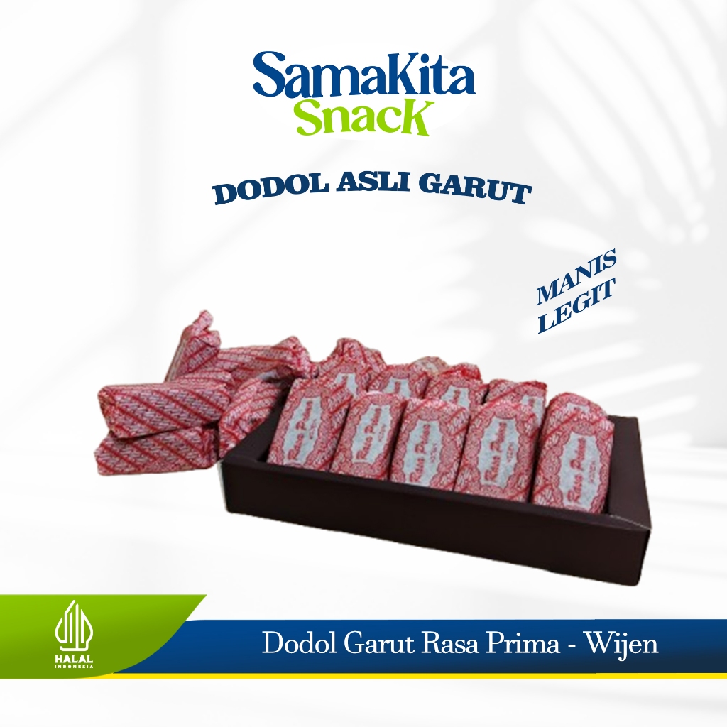 Dodol Wijen Premium / Dodol Garut / Dodol Wijen / Dodol Rasa Prima / Cemilan Oleh-oleh Manis Legit