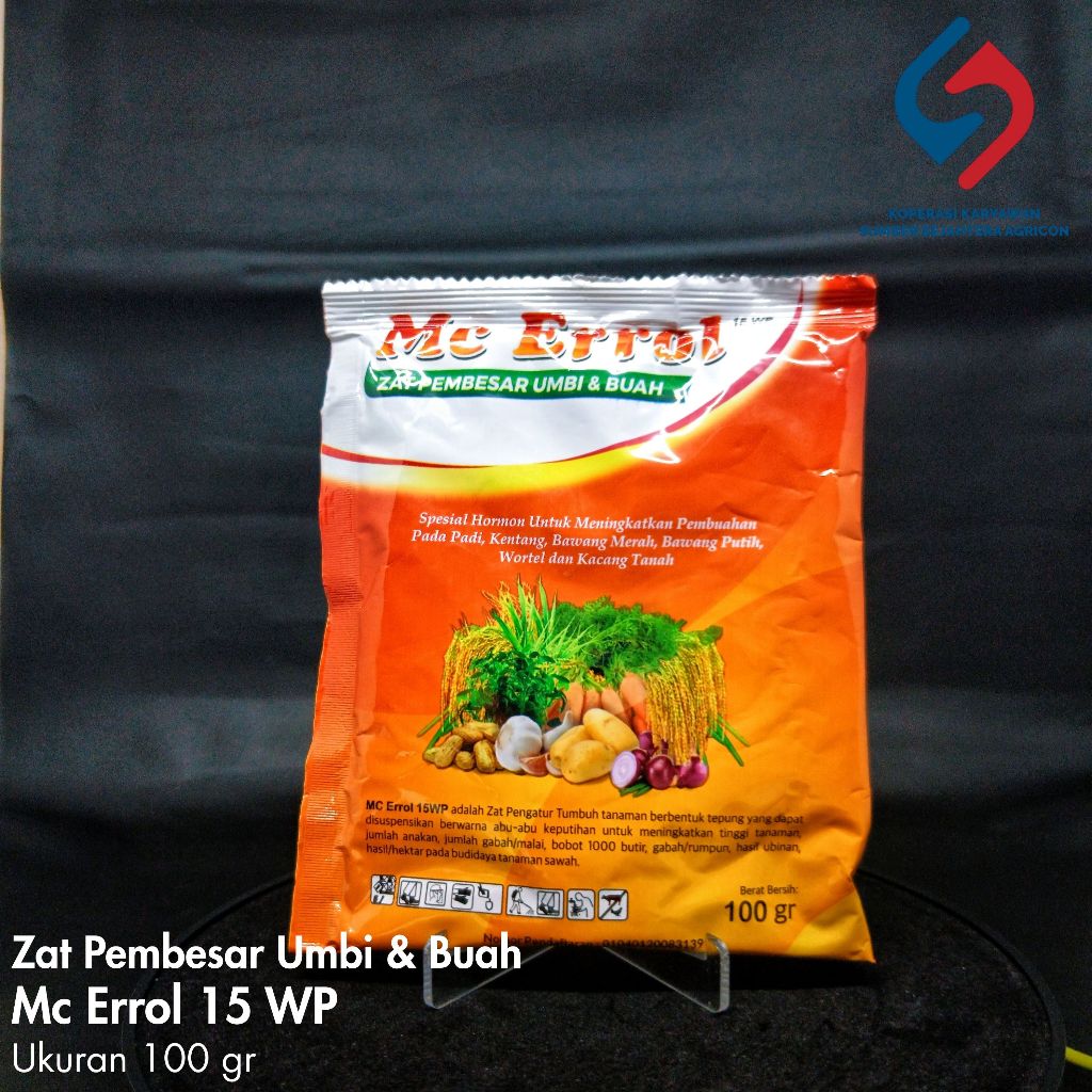 Mc Errol 15 WP 100 gram ZPT Pembesar Umbi dan Buah