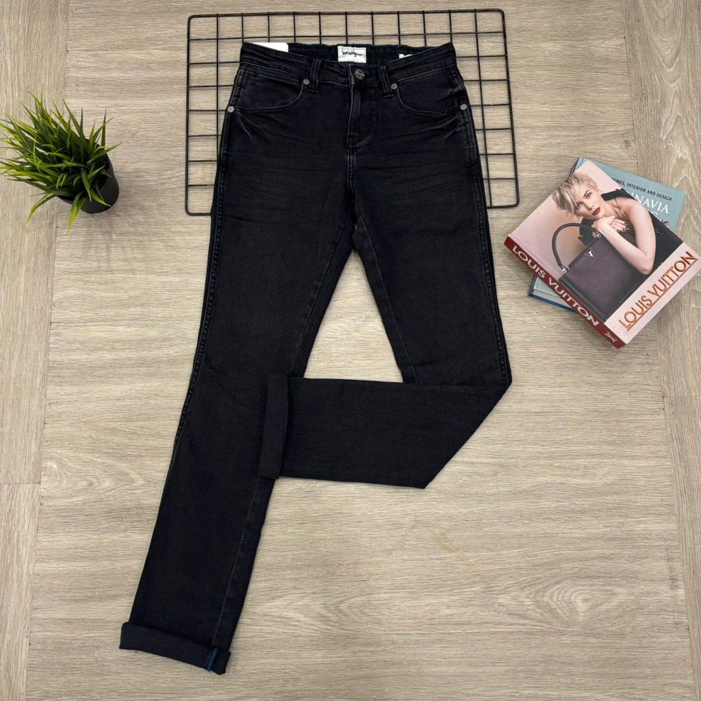 celana panjang wrangler pria original VEGAS Skinny Tapered