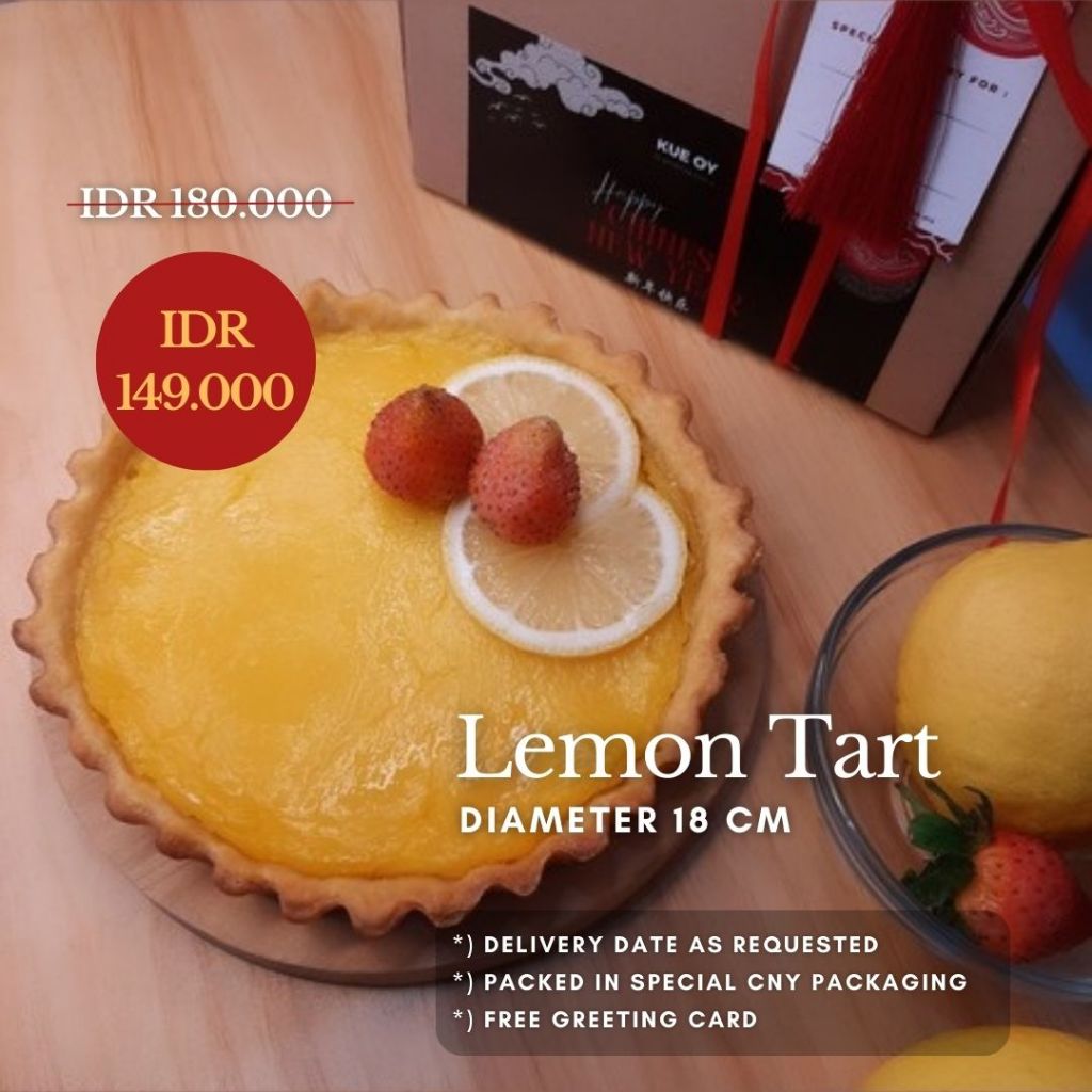 CNY Hampers Imlek / Parsel Sincia / Lunar Parcel - Lemon Tart