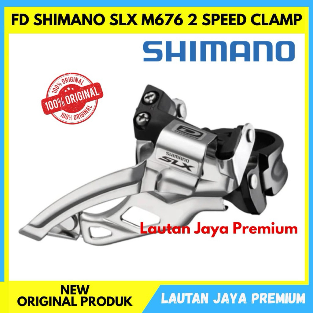 FD Shimano M676 SLX Front Derailleur Sepeda