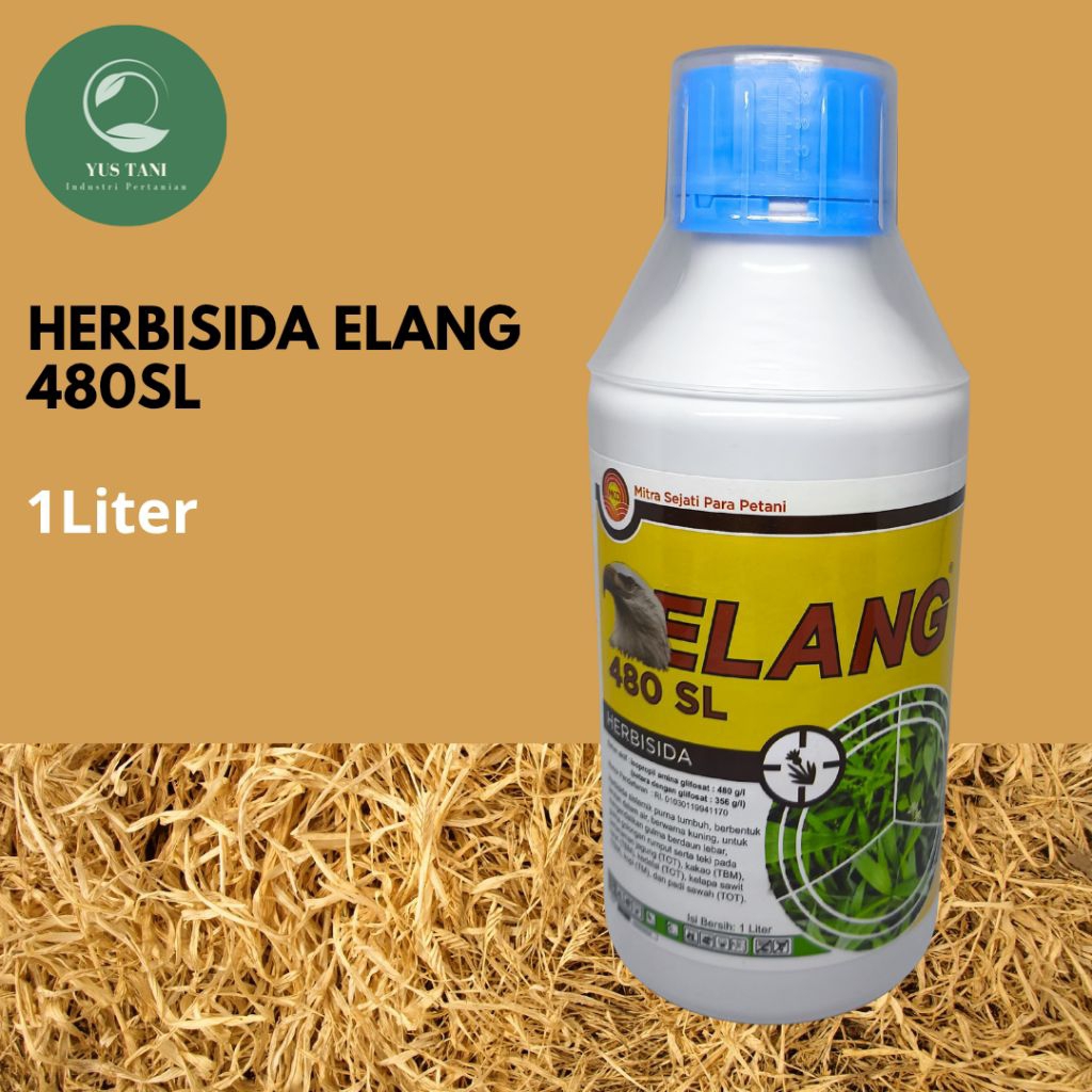 Herbisida ELANG 480SL Obat Rumput Sistemik Kemasan 1ltr