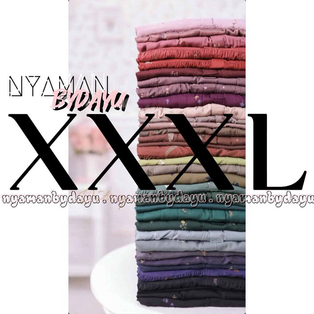 SIZE JUMBO 3XL DITSY OFFICIAL MARET Seli Black, Zeva Denim, Sohvie Powderblue, Novalyn, Lyra, Anaris