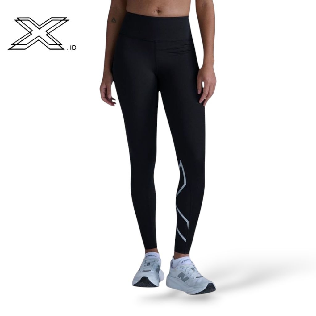 2XU Core Compression Tights Womens Black Silver Reflective