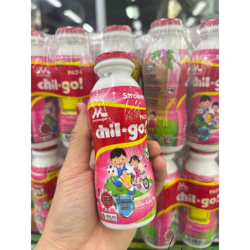 Morinaga Chil*Go Stroberi 130ML (UHT)