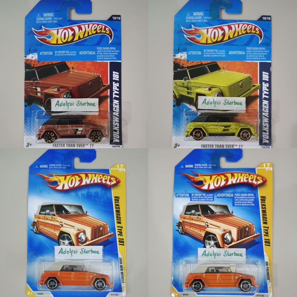 hotwheels hot wheels Volkswagen vw type 181 2009 new models '09 akta faster than ever 11 hw premiere