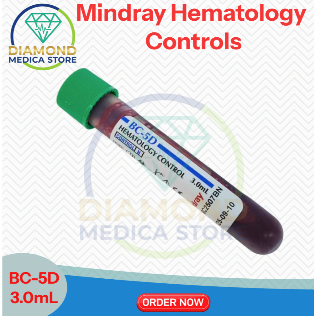 HEMATOLOGY CONTROL 5 DIFF NORMAL 3ML MINDRAY BC-3D / KONTROL HEMATOLOGI 5 DIFF NORMAL