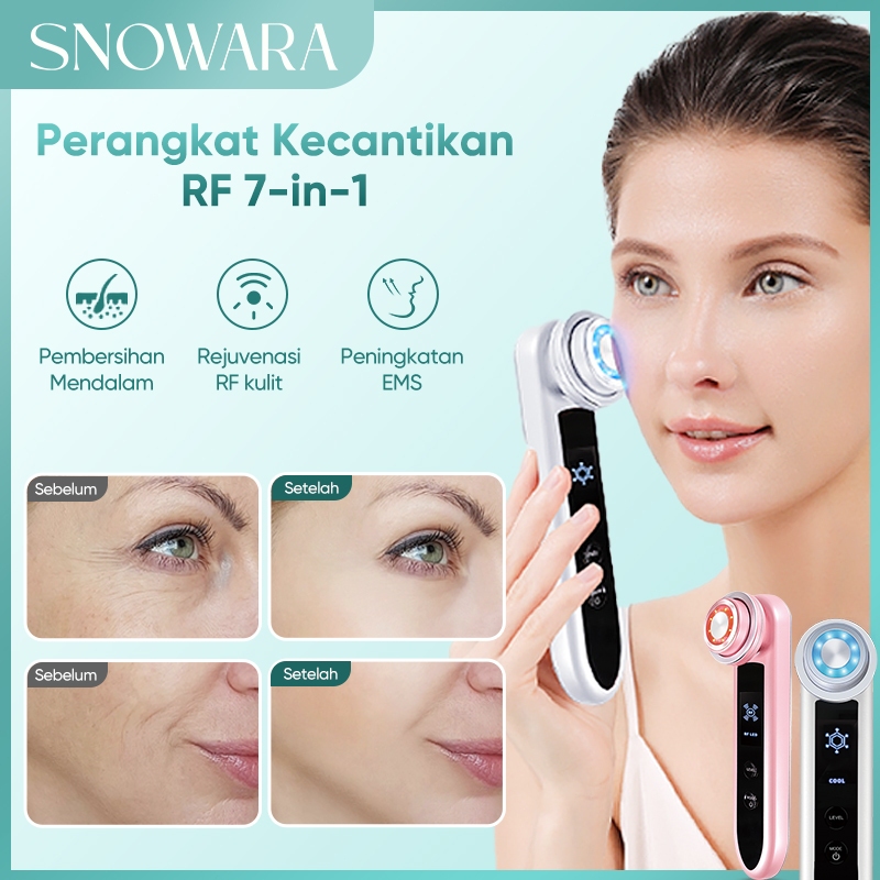 SNOWARA Beauty Device Alat Kecantikan RF Perangkat RF Pengencang Wajah Perawatan Wajah Mengurangi Ke