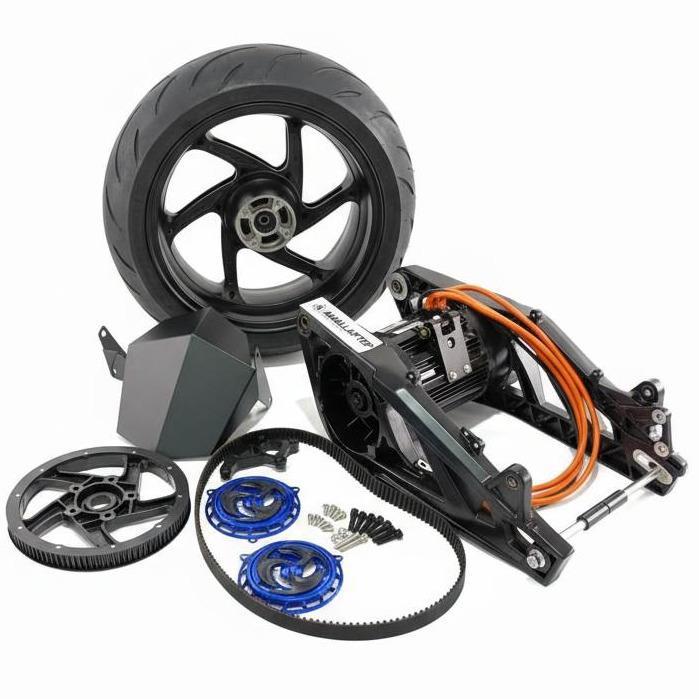 set arm bldc motor listrik QS motor mid drive middrive 4kw 4000w 14inch