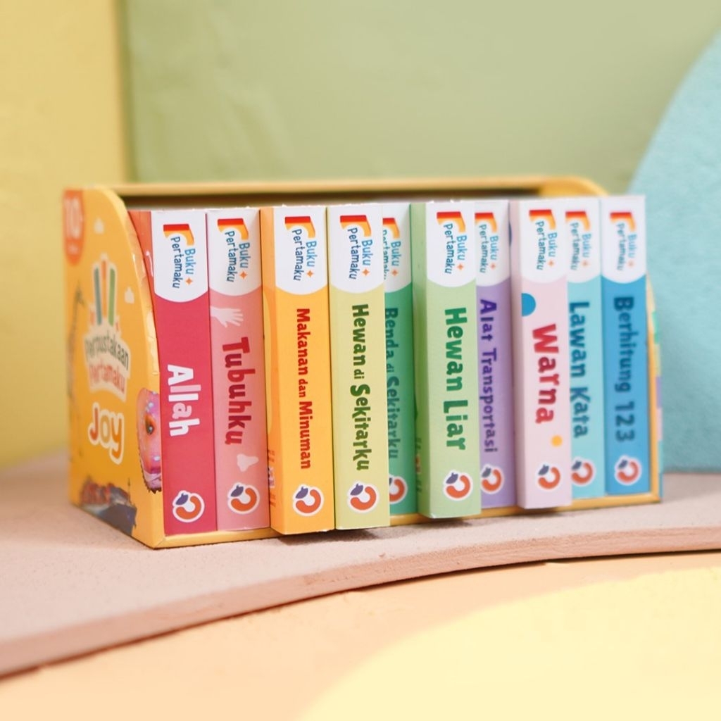 Buku Perpustakaan Pertamaku JOY Grow The Seed/Buku Belajar Bayi/Buku Belajar Anak/Buku Edukasi Anak