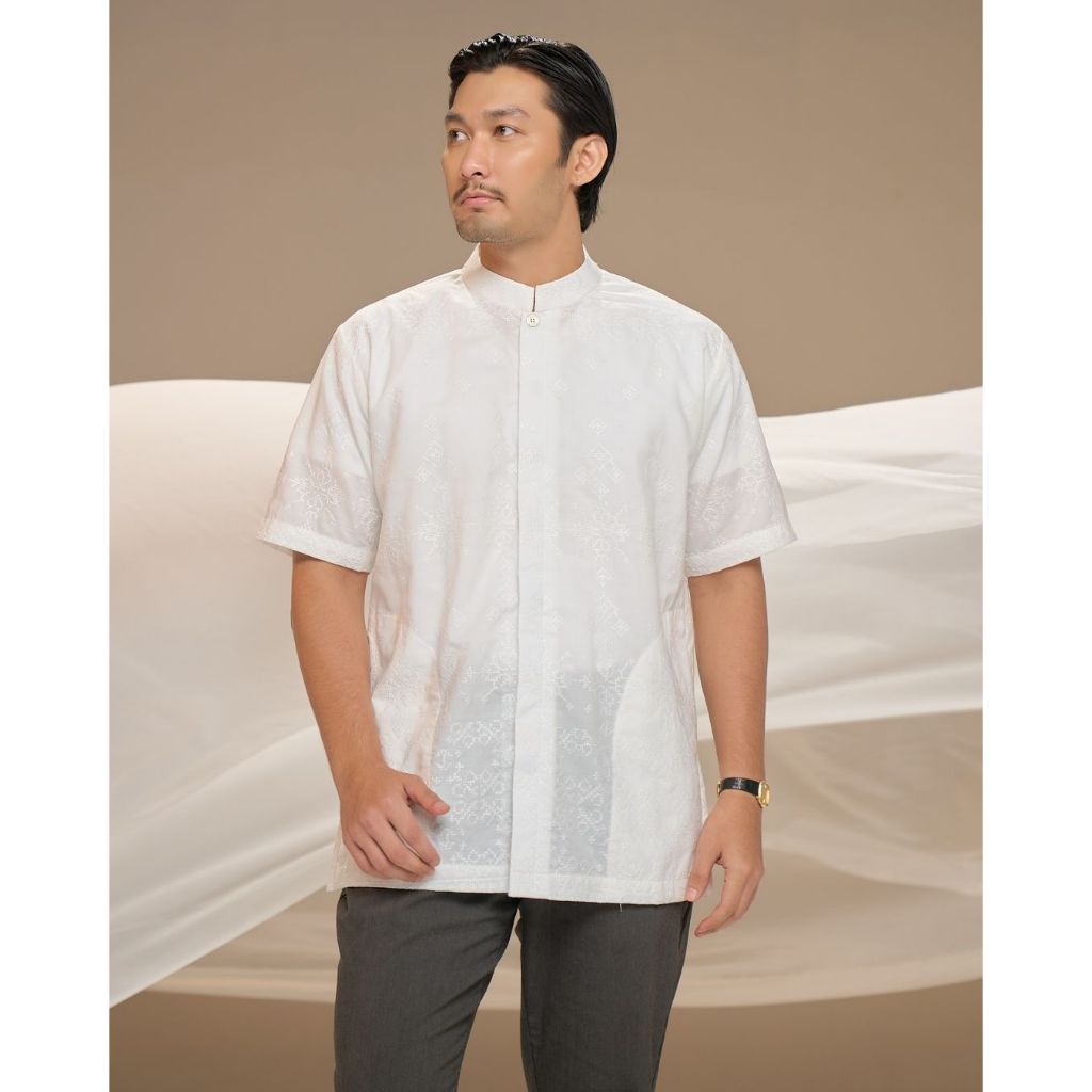 Ranti - Rayanka Koko - Koko Casual - Koko Lengan Pendek - Koko Putih